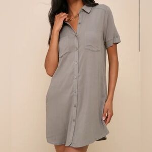 Lulus Green T-Shirt Dress